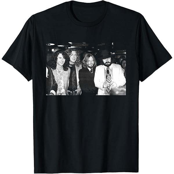 ジミー・ペイジ&ロバート・プラント　Tシャツ ビンテージ90's○Jimmy Page Robert PlantツアーTシャツ黒size L